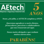 AEtech 5 ANOS!!!